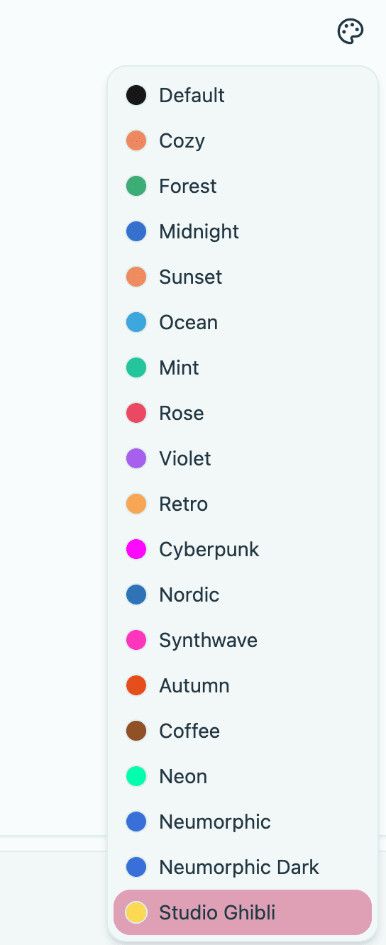 Theme customization feature preview